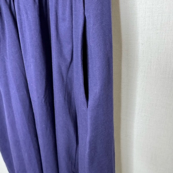 Pact Womens Fit & Flare Crossover Dress Sz L Organic Cotton  Sustainable Capsule - Picture 7 of 12